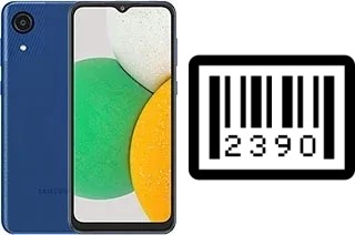 Cómo ver el número de serie en Samsung Galaxy A03 Core