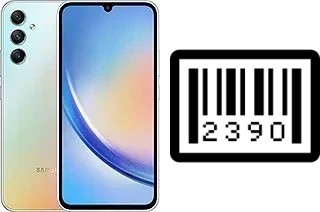 Cómo ver el número de serie en Samsung Galaxy A34