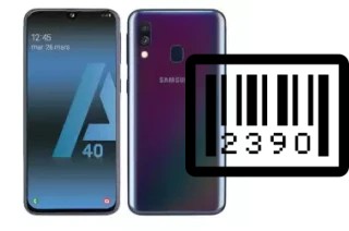 Cómo ver el número de serie en Samsung Galaxy A40s