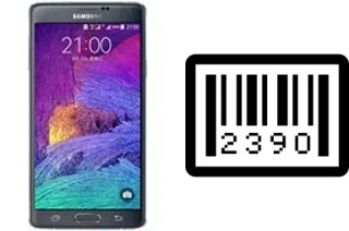 Cómo ver el número de serie en Samsung Galaxy Note 4 Duos