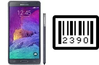 Cómo ver el número de serie en Samsung Galaxy Note 4