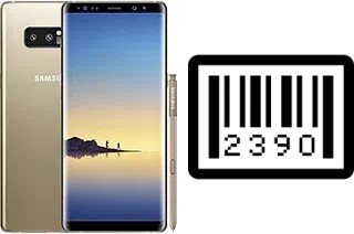 Cómo ver el número de serie en Samsung Galaxy Note8