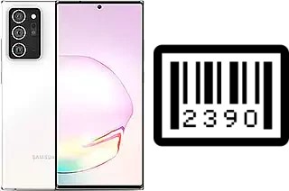 Cómo ver el número de serie en Samsung Galaxy Note20+ 5G