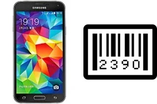 Cómo ver el número de serie en Samsung Galaxy S5 Duos