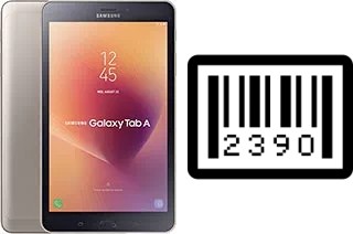 Cómo ver el número de serie en Samsung Galaxy Tab A 8.0 (2017)