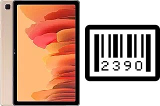 Cómo ver el número de serie en Samsung Galaxy Tab A7 10.4 (2020)
