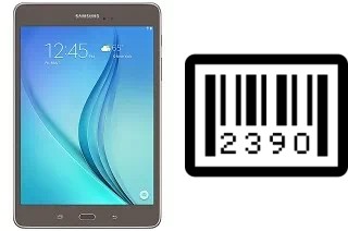 Cómo ver el número de serie en Samsung Galaxy Tab A 8.0 (2015)