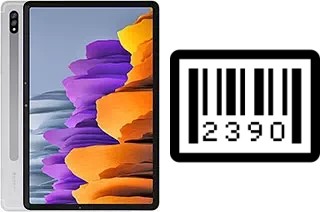 Cómo ver el número de serie en Samsung Galaxy Tab S7