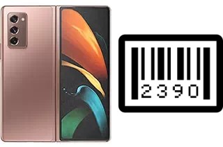 Cómo ver el número de serie en Samsung Galaxy Z Fold2 5G