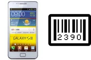 Cómo ver el número de serie en Samsung I9100G Galaxy S II