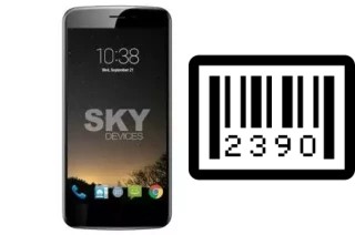 Cómo ver el número de serie en Sky-Devices Sky Elite 5-5L Plus