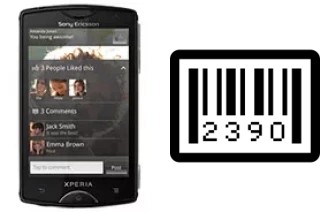 Cómo ver el número de serie en Sony Ericsson Xperia mini