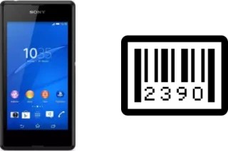 Cómo ver el número de serie en Sony Xperia E3 4G