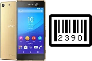 Cómo ver el número de serie en Sony Xperia M5 Dual