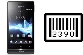 Cómo ver el número de serie en Sony Xperia miro