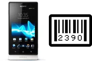 Cómo ver el número de serie en Sony Xperia sola