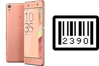 Cómo ver el número de serie en Sony Xperia XA