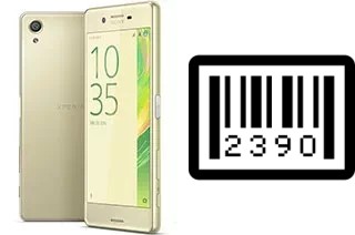 Cómo ver el número de serie en Sony Xperia X