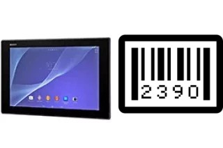 Cómo ver el número de serie en Sony Xperia Z2 Tablet Wi-Fi