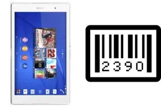 Cómo ver el número de serie en Sony Xperia Z3 Tablet Compact