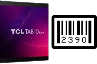 Cómo ver el número de serie en TCL Tab10 Neo