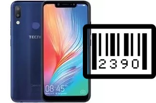 Cómo ver el número de serie en Tecno Camon i2