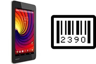 Cómo ver el número de serie en Toshiba Excite Go