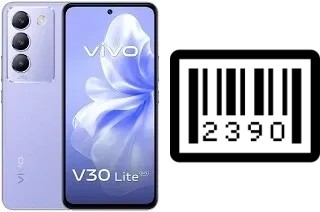 Cómo ver el número de serie en vivo V30 Lite (ME)