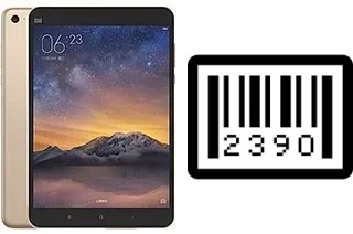 Cómo ver el número de serie en Xiaomi Mi Pad 2