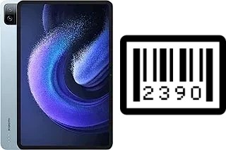 Cómo ver el número de serie en Xiaomi Pad 6