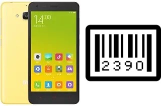 Cómo ver el número de serie en Xiaomi Redmi 2A