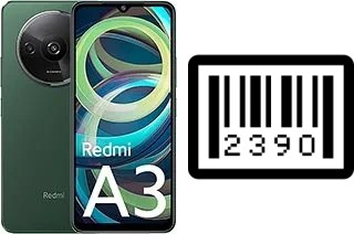 Cómo ver el número de serie en Xiaomi Redmi A3 Pro