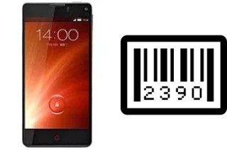 Cómo ver el número de serie en ZTE nubia Z5S mini NX403A