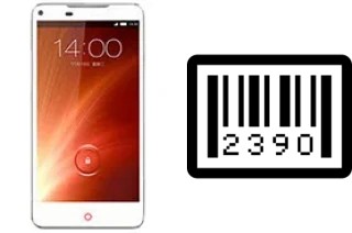 Cómo ver el número de serie en ZTE nubia Z5S