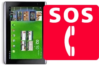 Llamadas de emergencia en Acer Iconia Tab A501