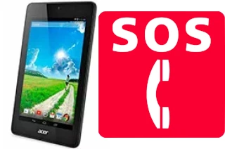 Llamadas de emergencia en Acer Iconia One 7 B1-730