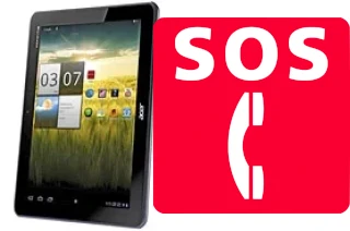 Llamadas de emergencia en Acer Iconia Tab A210