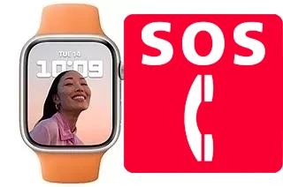 Llamadas de emergencia en Apple Watch Series 7 Aluminum