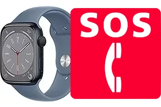 Llamadas de emergencia en Apple Watch Series 8 Aluminum