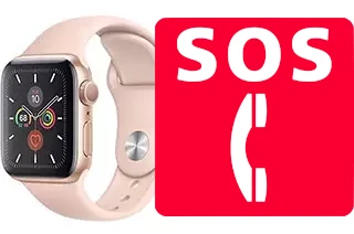 Llamadas de emergencia en Apple Watch Series 5 Aluminum