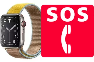 Llamadas de emergencia en Apple Watch Edition Series 5