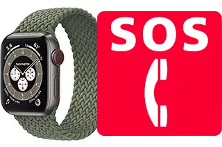 Llamadas de emergencia en Apple Watch Edition Series 6