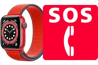 Llamadas de emergencia en Apple Watch Series 6 Aluminum