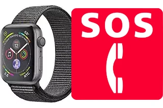 Llamadas de emergencia en Apple Watch Series 4 Aluminum