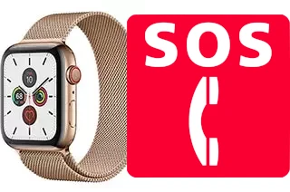 Llamadas de emergencia en Apple Watch Series 5