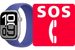 Llamadas de emergencia en Apple Watch Series 10 Aluminum