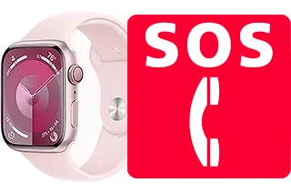 Llamadas de emergencia en Apple Watch Series 9 Aluminum