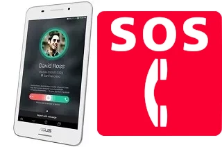 Llamadas de emergencia en Asus Fonepad 7 FE375CL