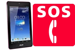 Llamadas de emergencia en Asus Memo Pad HD7 16 GB