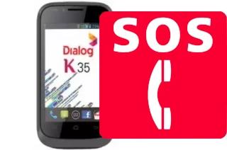 Llamadas de emergencia en Dialog K35